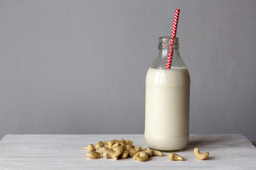fresh organic raw vegan cashew milk