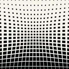 vector geometric square halftone pattern background