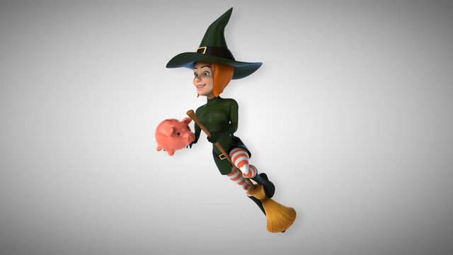 Sexy witch - 3D Animation