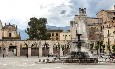  Garibaldi square everyday life at Sulmona, abruzzo