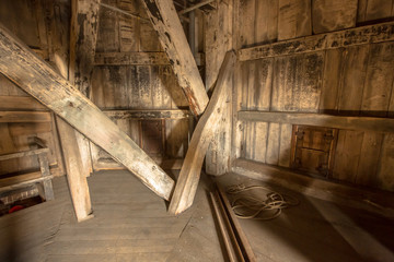Interior of a church tower