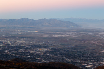 Sunset Utah Mountains