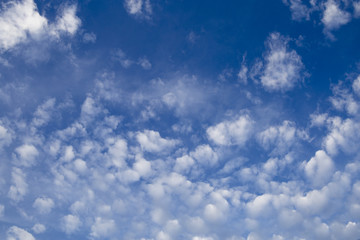 Beautiful blue sky and clouds.