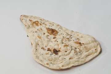 Butter naan isolated