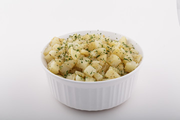 Cooked Potatoes in Casserole