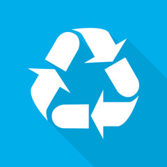 Recycle sign. Vector illustration.
