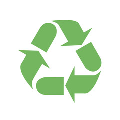 Recycle sign. Vector illustration.