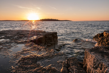 Croatia, Pula, Punta Christo - sunset