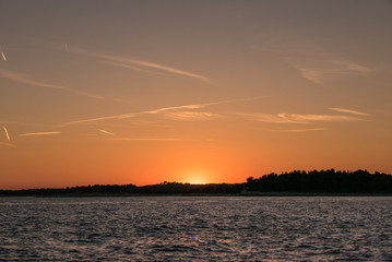 Croatia, Pula, Punta Christo - sunset