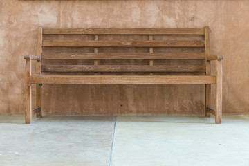 wooden bench