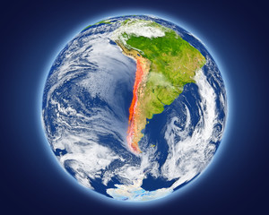 Chile on planet Earth