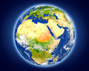 Sudan on planet Earth