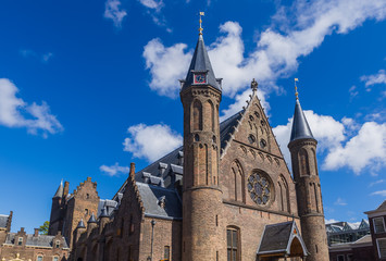 Fototapeta na wymiar Parliament and court buildings Binnenhof - Hague Netherlands