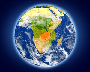Zambia on planet Earth