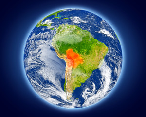 Bolivia on planet Earth