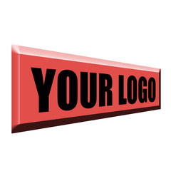 Stamp with text YOUR LOGO inside