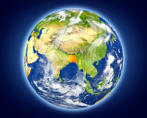 Bangladesh on planet Earth
