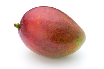 Mango fruit isolated on white background .