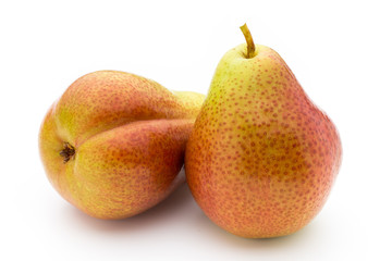 Pears isolated on the white background.