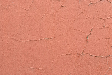 Wall fragment with scratches and cracks