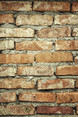 Obraz premium Old grunge brick wall background