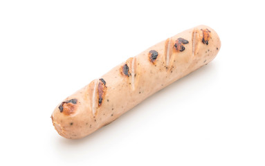 grilled sausage isolated