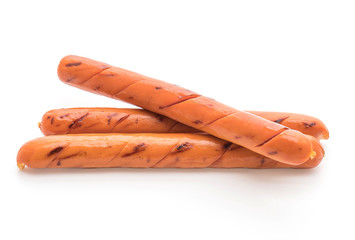 grilled sausage isolated