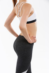 Fototapeta premium Sport body of a young girl