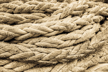 Fototapeta na wymiar old ropes