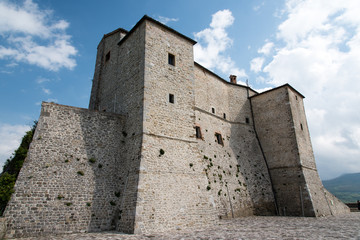Obraz premium Castle of San Leo. The fortress of Cagliostro. Rimini