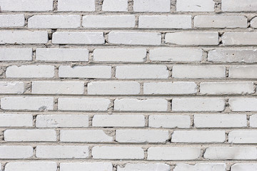 Background texture of a old white brick wall