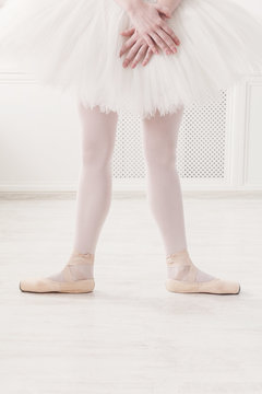 Ballerina legs in second position