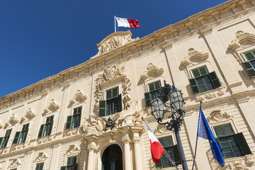 Auberge de Castille in Valletta, Malta