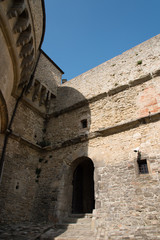 Fototapeta na wymiar Castle of San Leo. The fortress of Cagliostro. Rimini