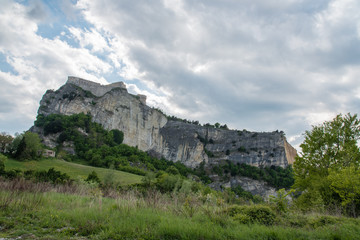 Fototapeta na wymiar Rock and fortress of San Leo. Rimini