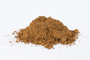 pigment on a white background