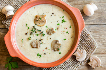 Mushroom cream soup