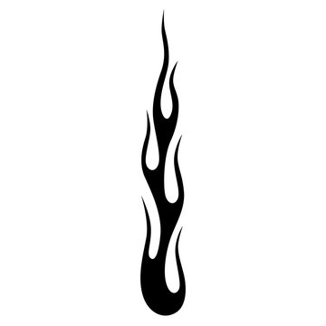 30 Flame Tattoo Design Stencils