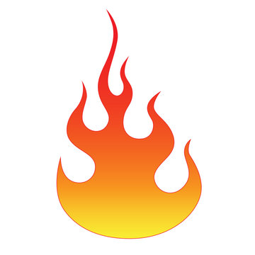 Flame fire vector. Colored tribal flames. It can be used for tattoos and other designs, as well as the creation of a logo or template. Art tribal tattoo. Vector sketch of a tattoo.