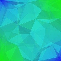 Abstract square triangle background. Tender smooth polygonal backdrop for business presentation. Soft gradient color transition for mobile application and web. Trendy geometric colorful banner.