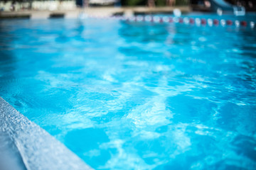 Water pool surface