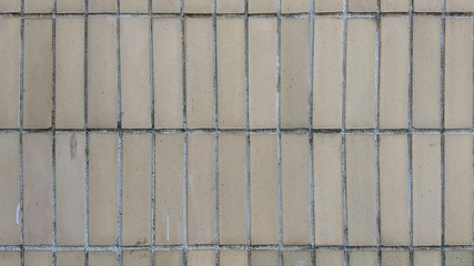 Rectangular tiles close up