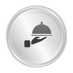 Kellner - Verchromter Button