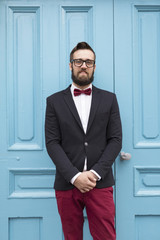 Hipster groom