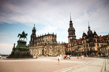 Fototapeta premium Dresden - Cathedral, Germany