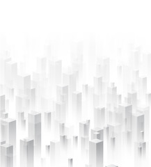 White perspective 3d geometric background.