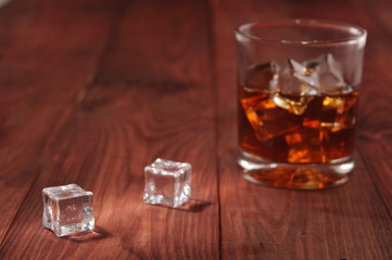 whiskey with ice