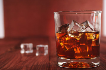 whiskey with ice