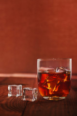 whiskey with ice