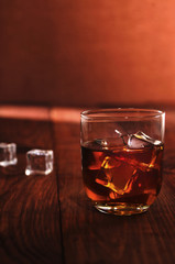 whiskey with ice